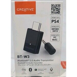 Creative BT-W3 Bluetooth 5.0 USB-C Audio Transmitter Wireless Dongle